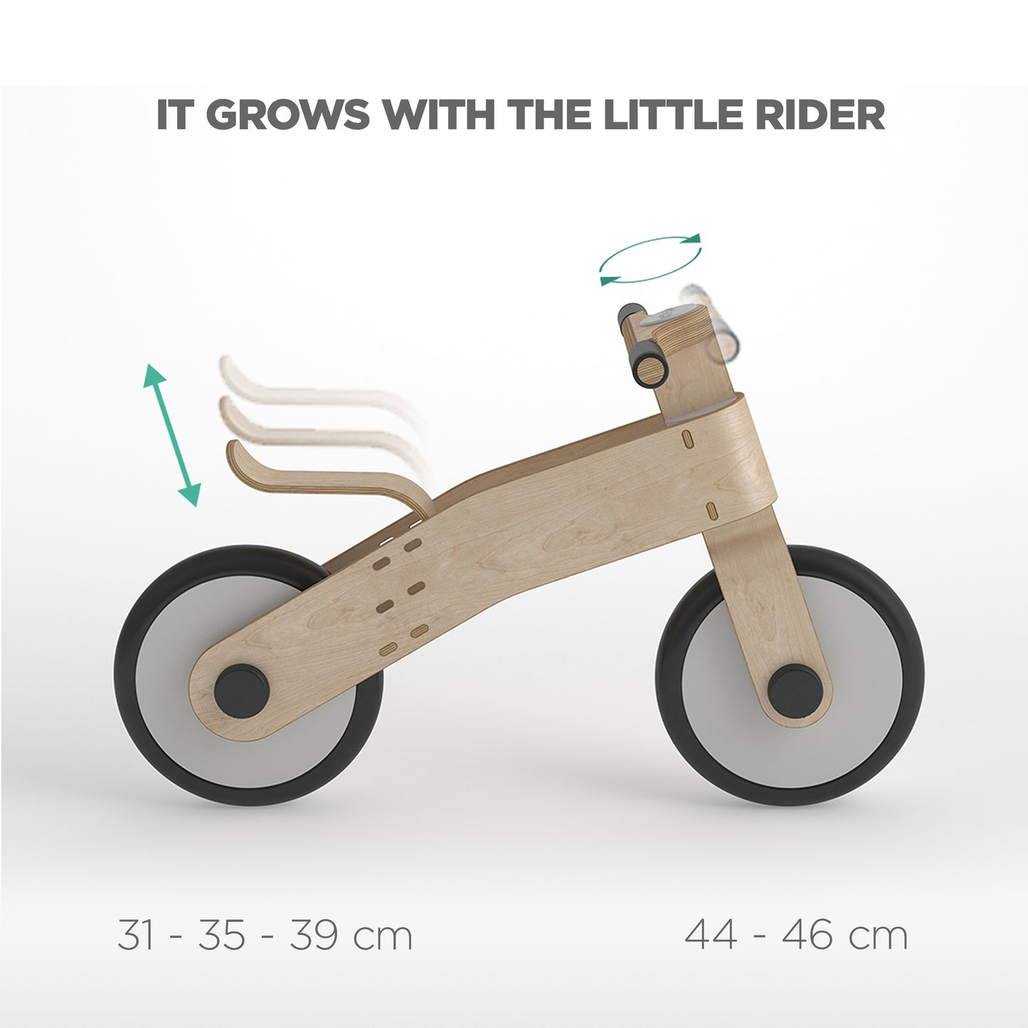 wooden balance bike for kids