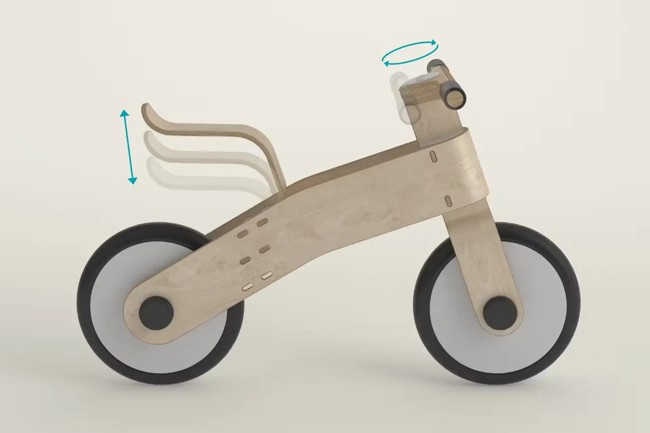 wooden balance bike for kids