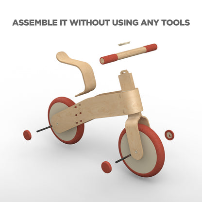 wooden balance bike for kids