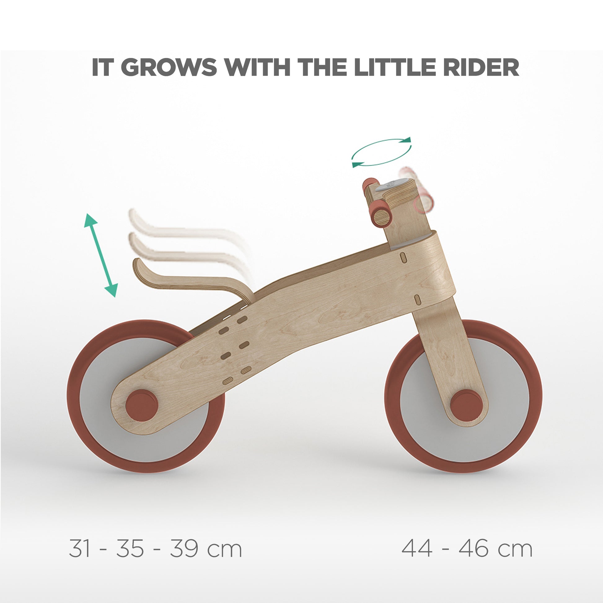 wooden balance bike for kids